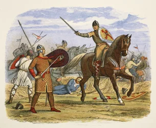 Robert fait prisonnier par le clerc Baudri, d